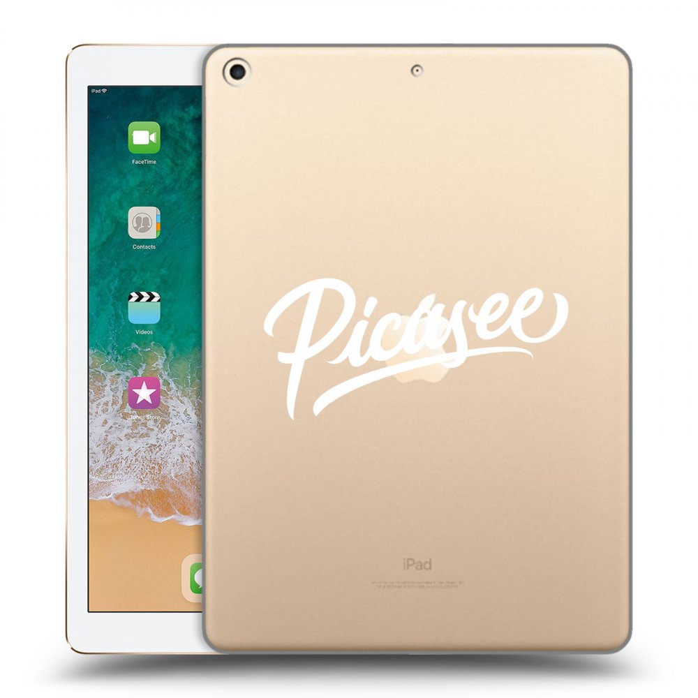 Picasee átlátszó szilikon tok az alábbi táblagépre Apple iPad 9.7" 2017 (5. gen) - Picasee - White