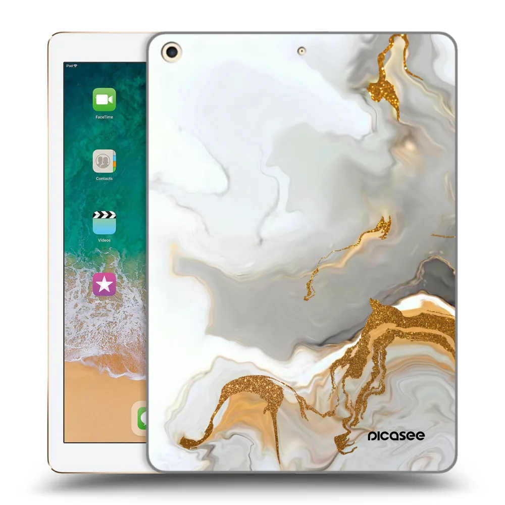 Picasee átlátszó szilikon tok az alábbi táblagépre Apple iPad 9.7" 2017 (5. gen) - Her