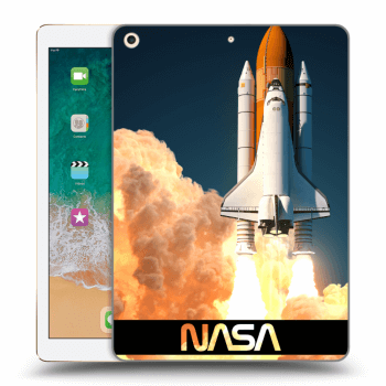 Picasee átlátszó szilikon tok az alábbi táblagépre Apple iPad 9.7" 2017 (5. gen) - Space Shuttle