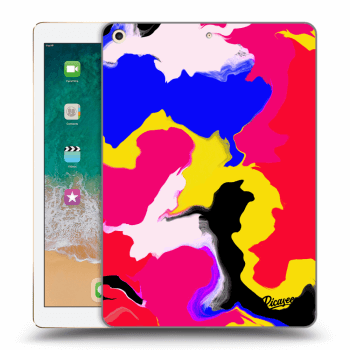 Picasee átlátszó szilikon tok az alábbi táblagépre Apple iPad 9.7" 2017 (5. gen) - Watercolor