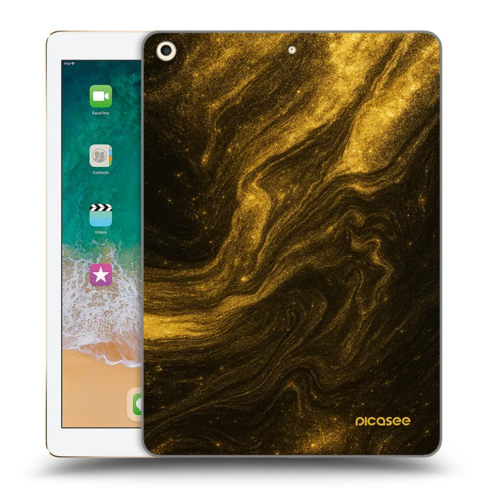 Picasee átlátszó szilikon tok az alábbi táblagépre Apple iPad 9.7" 2017 (5. gen) - Black