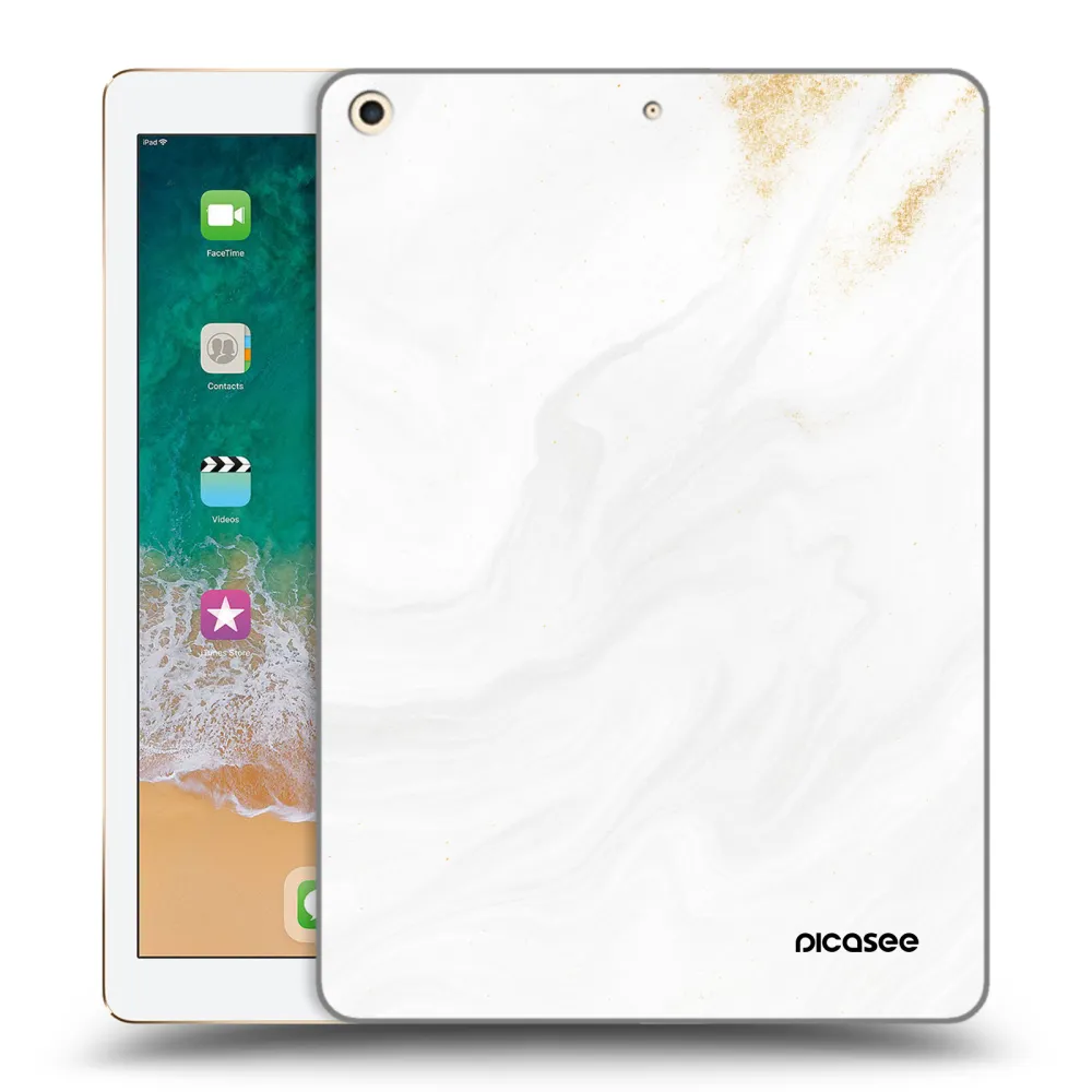 Picasee átlátszó szilikon tok az alábbi táblagépre Apple iPad 9.7" 2017 (5. gen) - White