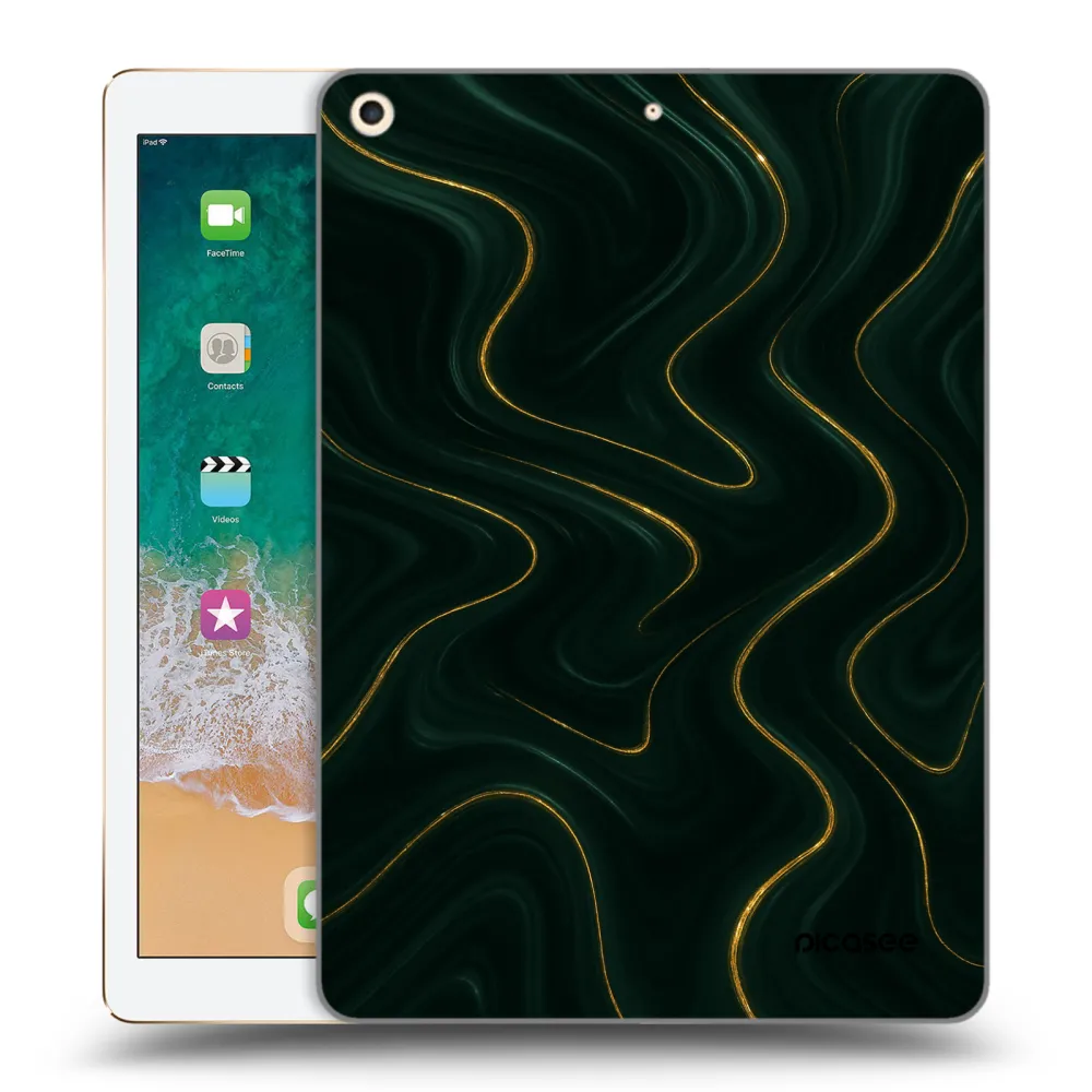 Picasee átlátszó szilikon tok az alábbi táblagépre Apple iPad 9.7" 2017 (5. gen) - Vawes