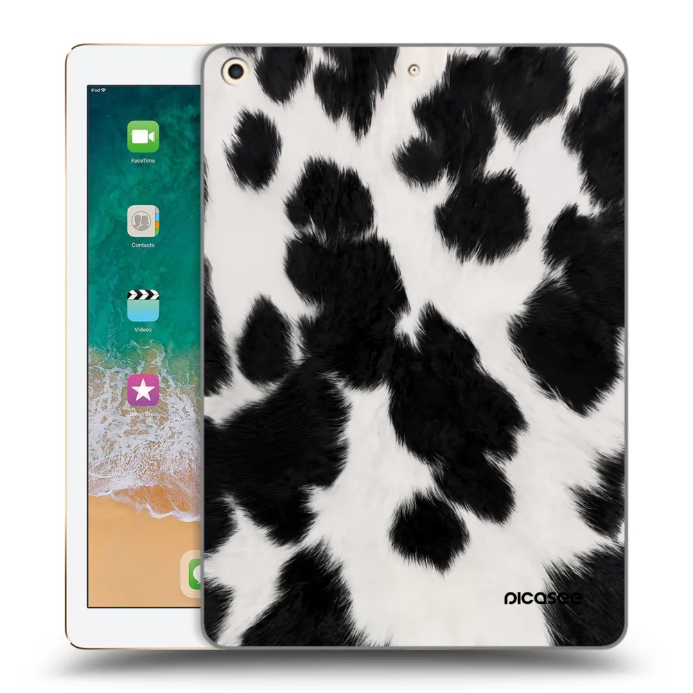 Picasee átlátszó szilikon tok az alábbi táblagépre Apple iPad 9.7" 2017 (5. gen) - Black Moo