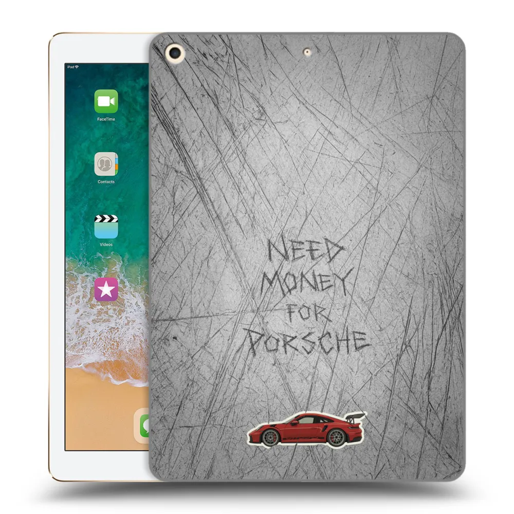 Picasee átlátszó szilikon tok az alábbi táblagépre Apple iPad 9.7" 2017 (5. gen) - Garage Scratch