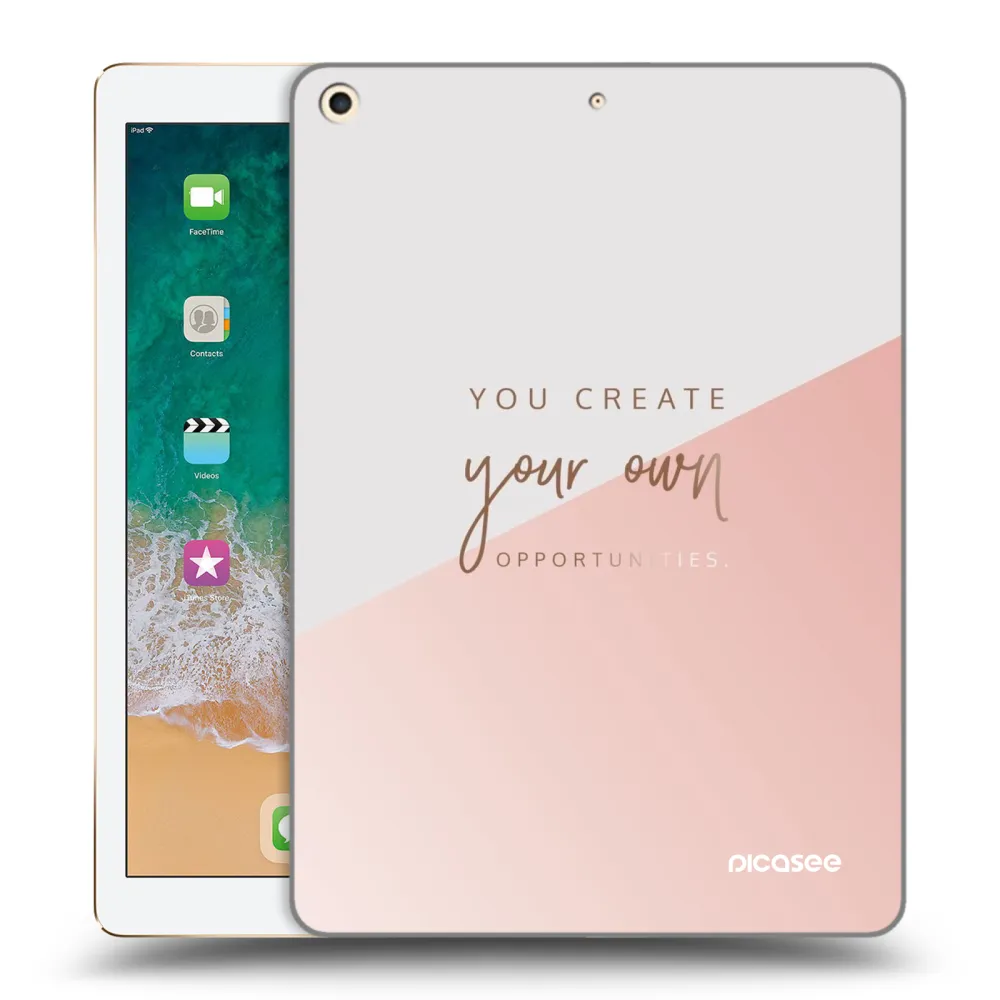Picasee átlátszó szilikon tok az alábbi táblagépre Apple iPad 9.7" 2017 (5. gen) - You create your own opportunities