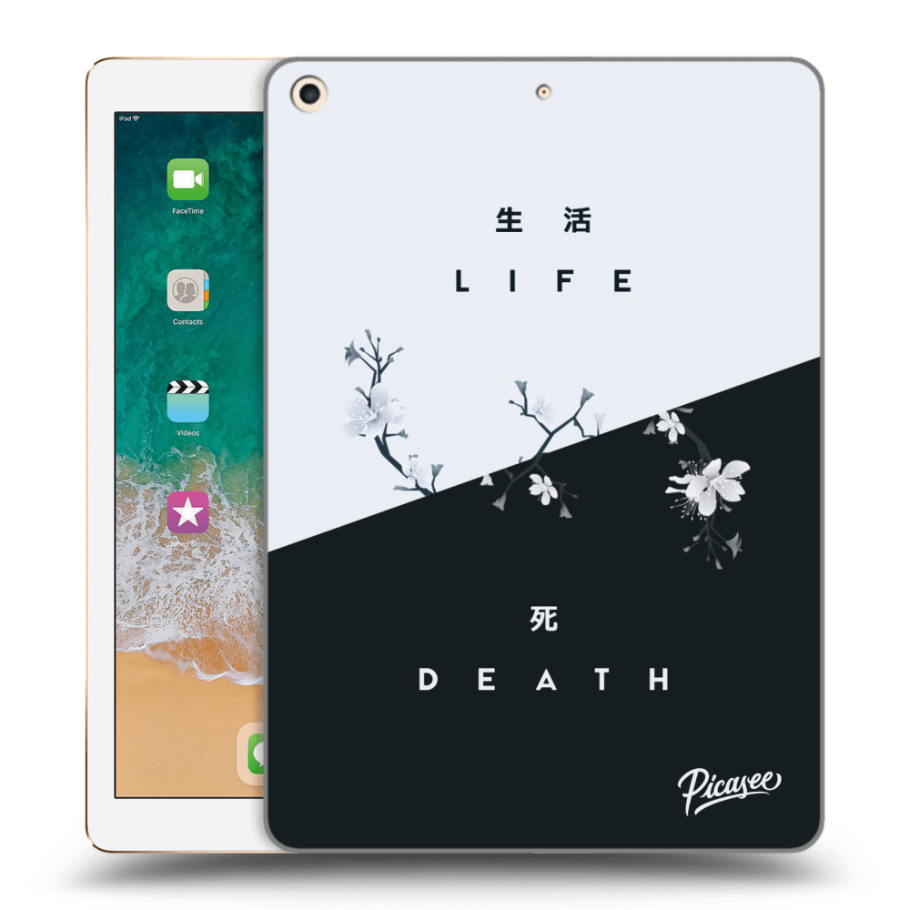 Picasee átlátszó szilikon tok az alábbi táblagépre Apple iPad 9.7" 2017 (5. gen) - Life - Death