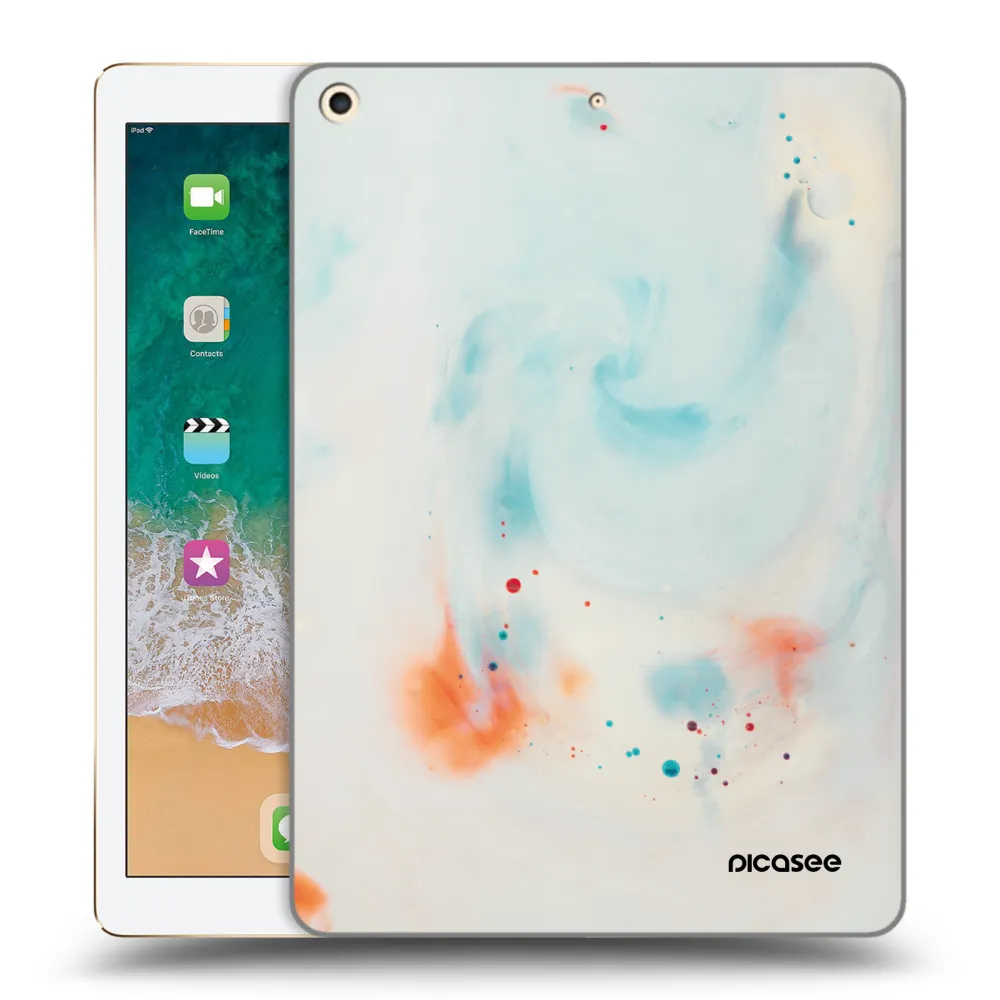 Picasee átlátszó szilikon tok az alábbi táblagépre Apple iPad 9.7" 2017 (5. gen) - Splash