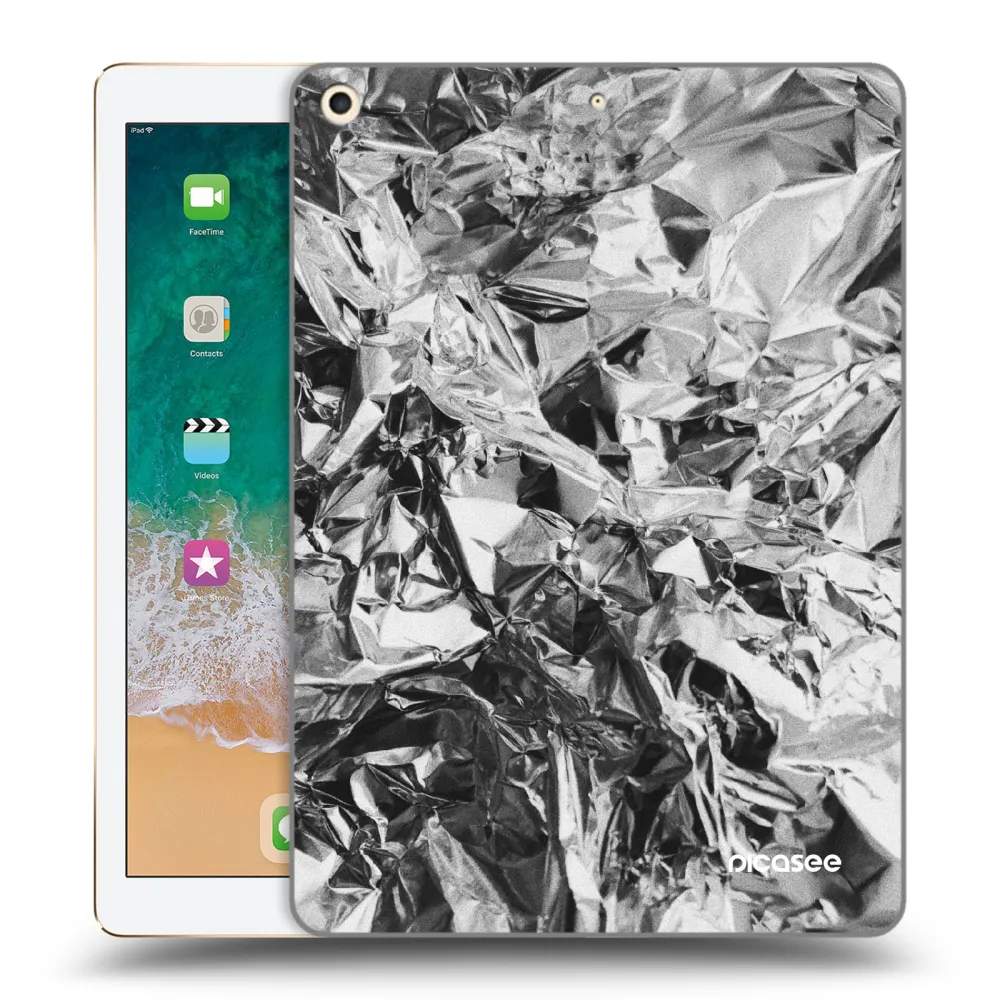 Picasee átlátszó szilikon tok az alábbi táblagépre Apple iPad 9.7" 2017 (5. gen) - Chrome