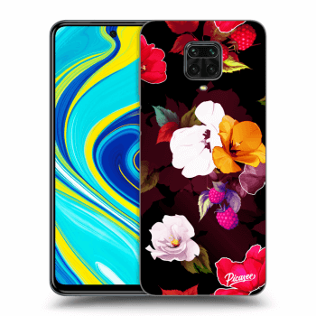 Szilikon tok erre a típusra Xiaomi Redmi Note 9 Pro - Flowers and Berries