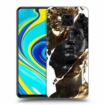 Szilikon tok erre a típusra Xiaomi Redmi Note 9 Pro - Gold - Black