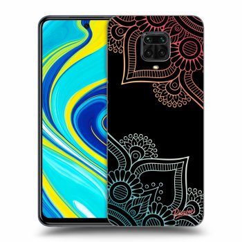 Szilikon tok erre a típusra Xiaomi Redmi Note 9 Pro - Flowers pattern