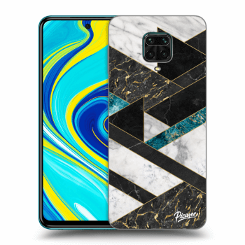 Szilikon tok erre a típusra Xiaomi Redmi Note 9S - Dark geometry