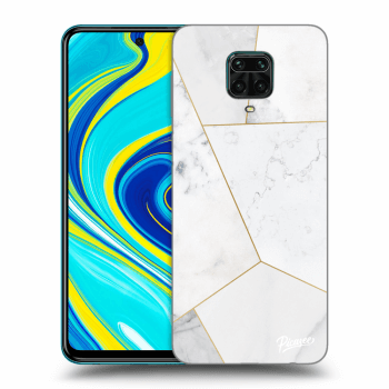 Szilikon tok erre a típusra Xiaomi Redmi Note 9S - White tile