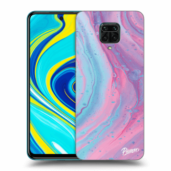 Szilikon tok erre a típusra Xiaomi Redmi Note 9S - Pink liquid