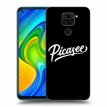 Szilikon tok erre a típusra Xiaomi Redmi Note 9 - Picasee - old logo - white