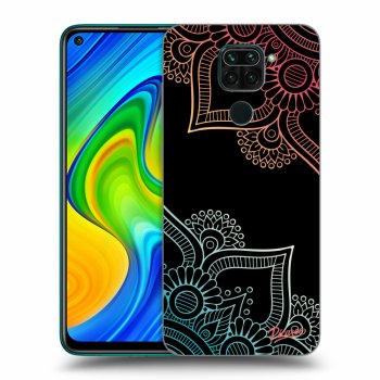 Szilikon tok erre a típusra Xiaomi Redmi Note 9 - Flowers pattern