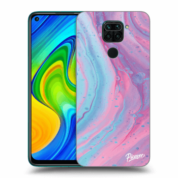 Szilikon tok erre a típusra Xiaomi Redmi Note 9 - Pink liquid