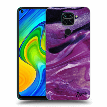 Szilikon tok erre a típusra Xiaomi Redmi Note 9 - Purple glitter