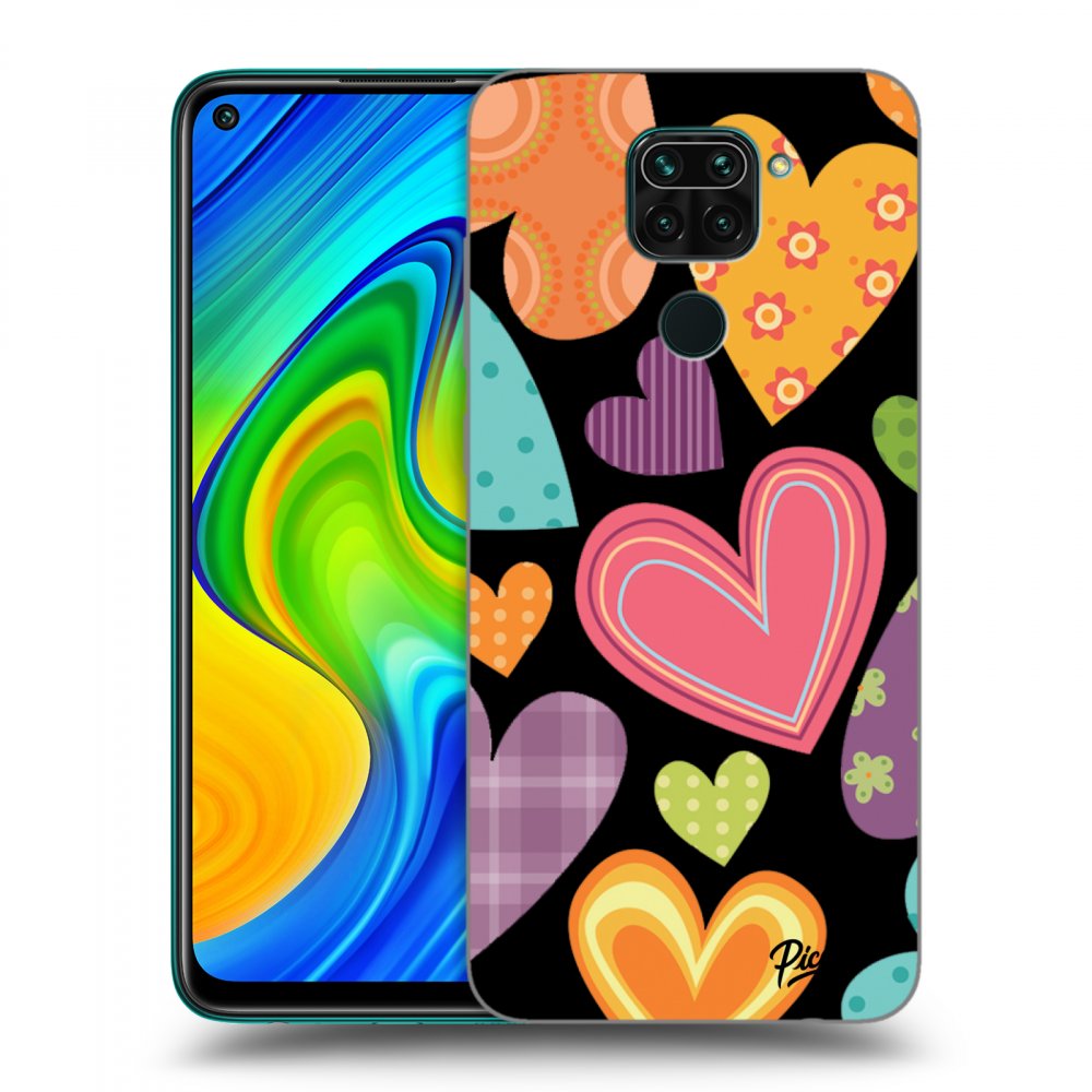 Picasee ULTIMATE CASE Xiaomi Redmi Note 9 - készülékre - Colored heart