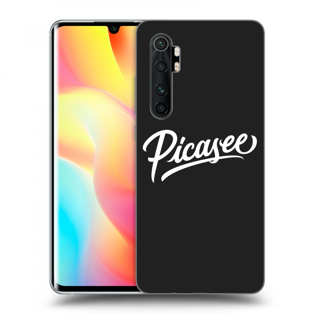 Picasee fekete szilikon tok az alábbi mobiltelefonokra Xiaomi Mi Note 10 Lite - Picasee - White