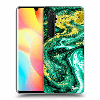 Szilikon tok erre a típusra Xiaomi Mi Note 10 Lite - Green Gold