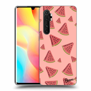Picasee fekete szilikon tok az alábbi mobiltelefonokra Xiaomi Mi Note 10 Lite - Watermelon