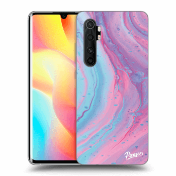 Szilikon tok erre a típusra Xiaomi Mi Note 10 Lite - Pink liquid