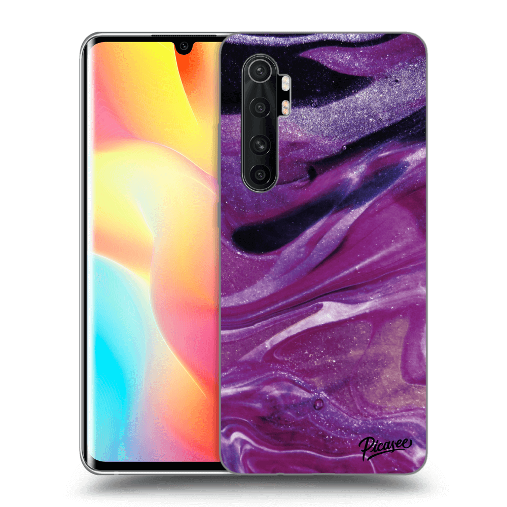 Picasee ULTIMATE CASE Xiaomi Mi Note 10 Lite - készülékre - Purple glitter
