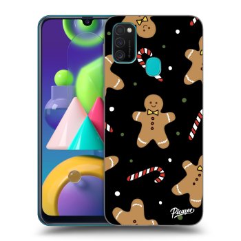 Picasee fekete szilikon tok az alábbi mobiltelefonokra Samsung Galaxy M21 M215F - Gingerbread