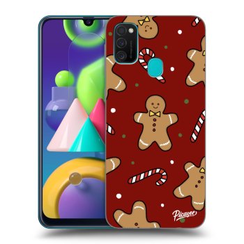 Picasee fekete szilikon tok az alábbi mobiltelefonokra Samsung Galaxy M21 M215F - Gingerbread 2