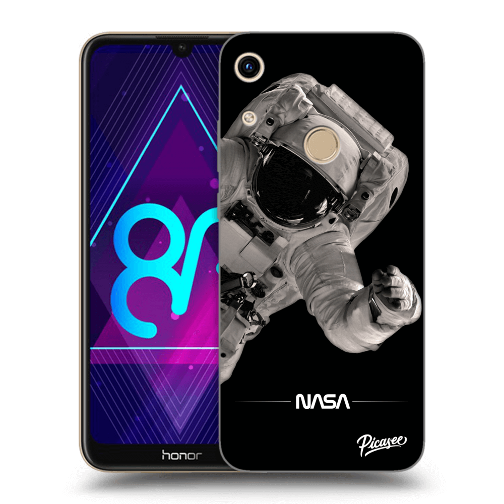 Picasee fekete szilikon tok az alábbi mobiltelefonokra Honor 8A - Astronaut Big