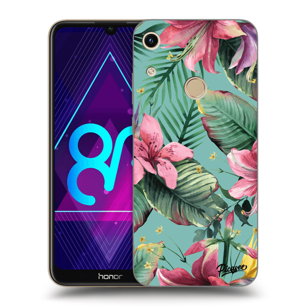 Picasee fekete szilikon tok az alábbi mobiltelefonokra Honor 8A - Hawaii