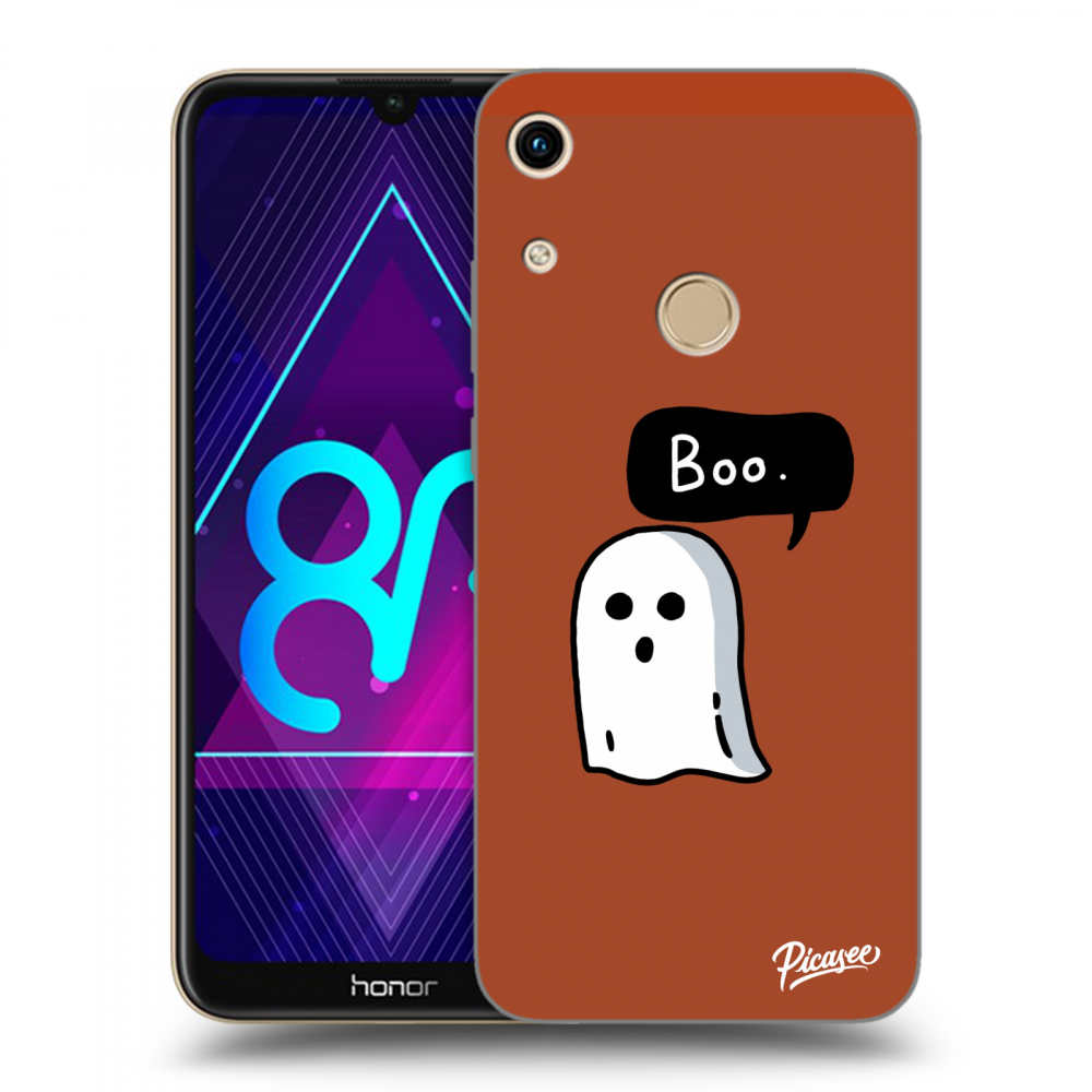 Picasee fekete szilikon tok az alábbi mobiltelefonokra Honor 8A - Boo