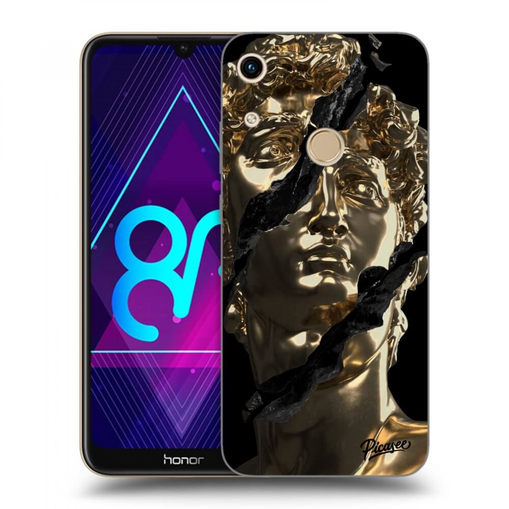 Picasee fekete szilikon tok az alábbi mobiltelefonokra Honor 8A - Golder