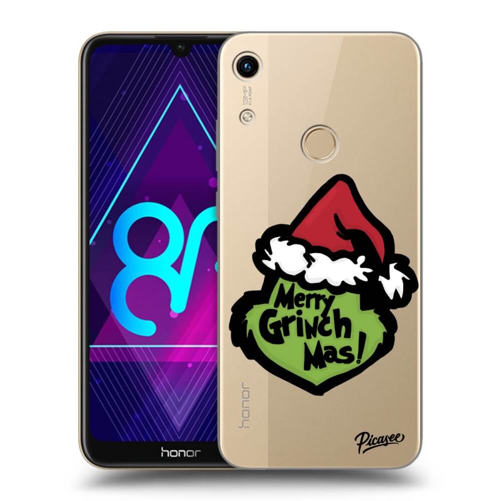 Picasee átlátszó szilikon tok az alábbi mobiltelefonokra Honor 8A - Grinch 2