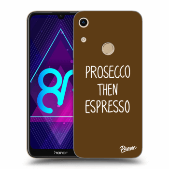 Picasee fekete szilikon tok az alábbi mobiltelefonokra Honor 8A - Prosecco then espresso