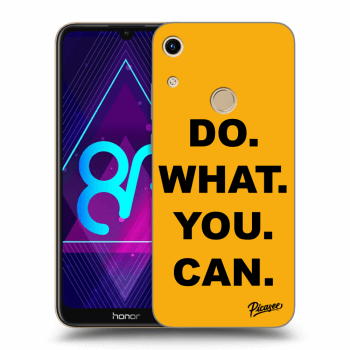 Picasee fekete szilikon tok az alábbi mobiltelefonokra Honor 8A - Do What You Can