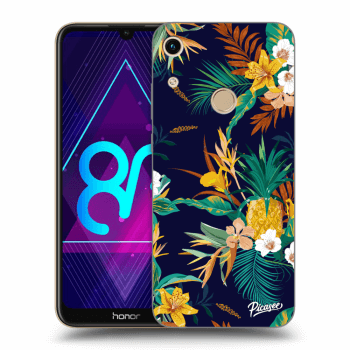 Picasee fekete szilikon tok az alábbi mobiltelefonokra Honor 8A - Pineapple Color