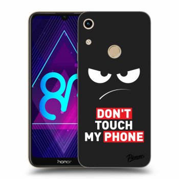 Picasee fekete szilikon tok az alábbi mobiltelefonokra Honor 8A - Angry Eyes - Transparent