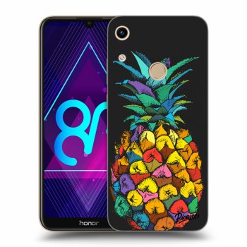 Picasee fekete szilikon tok az alábbi mobiltelefonokra Honor 8A - Pineapple