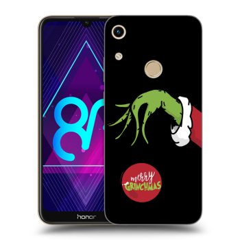 Picasee fekete szilikon tok az alábbi mobiltelefonokra Honor 8A - Grinch