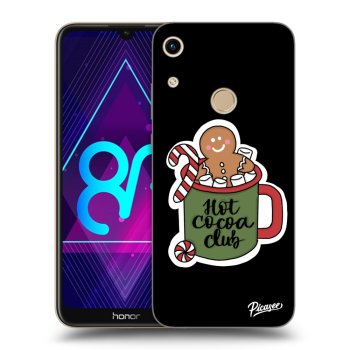 Picasee fekete szilikon tok az alábbi mobiltelefonokra Honor 8A - Hot Cocoa Club