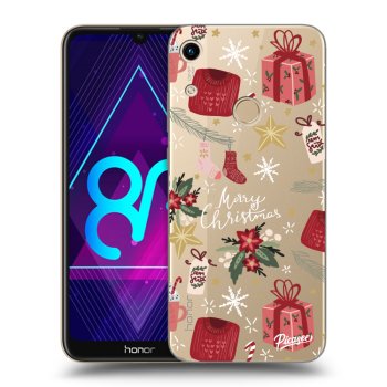 Picasee átlátszó szilikon tok az alábbi mobiltelefonokra Honor 8A - Christmas