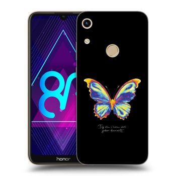 Picasee átlátszó szilikon tok az alábbi mobiltelefonokra Honor 8A - Diamanty Black