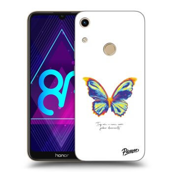 Picasee átlátszó szilikon tok az alábbi mobiltelefonokra Honor 8A - Diamanty White