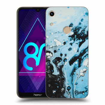 Picasee fekete szilikon tok az alábbi mobiltelefonokra Honor 8A - Organic blue