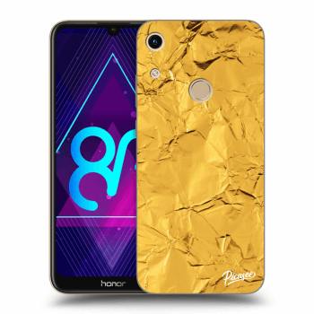 Picasee fekete szilikon tok az alábbi mobiltelefonokra Honor 8A - Gold