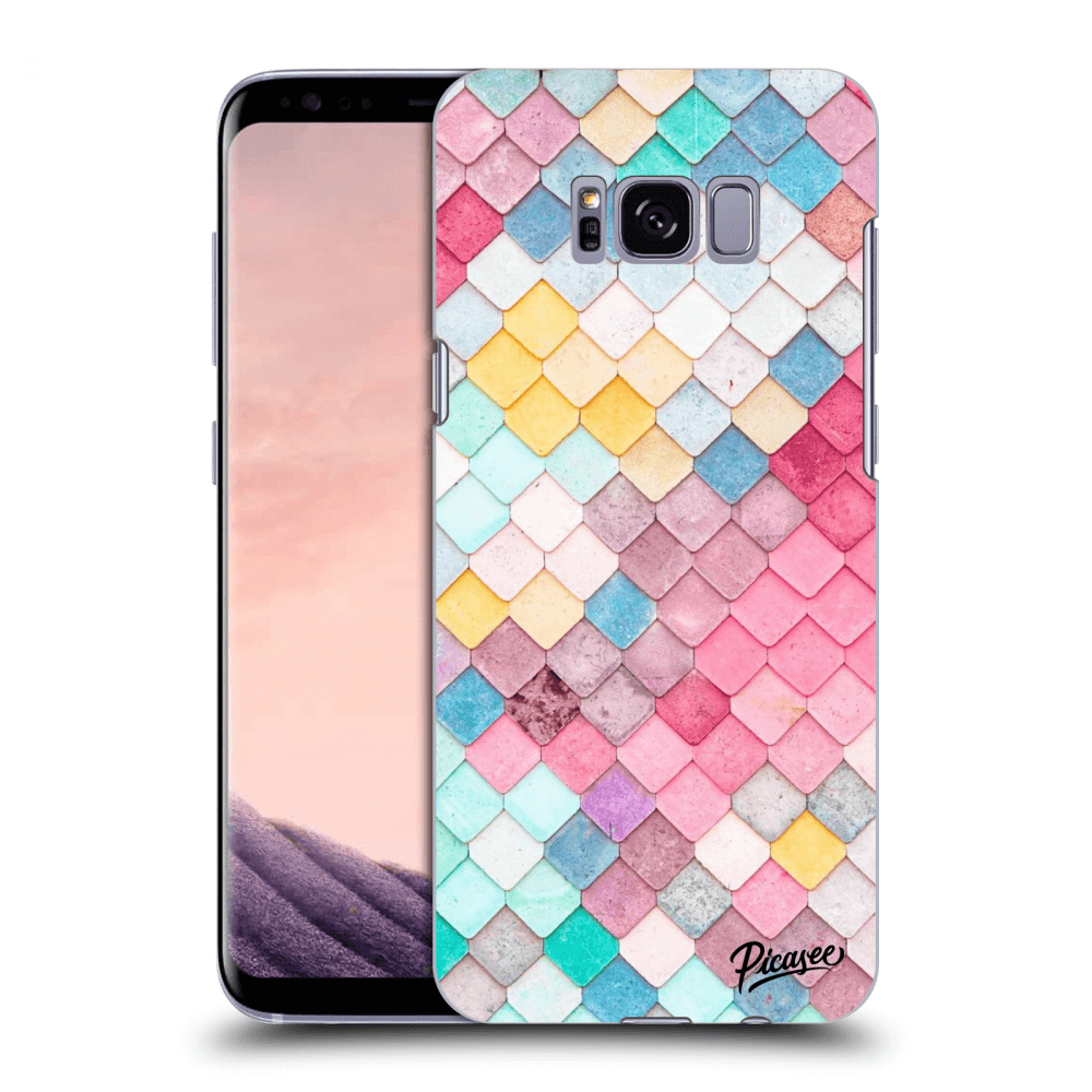 Picasee átlátszó szilikon tok az alábbi mobiltelefonokra Samsung Galaxy S8 G950F - Colorful roof