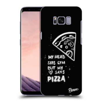 Picasee átlátszó szilikon tok az alábbi mobiltelefonokra Samsung Galaxy S8 G950F - Pizza